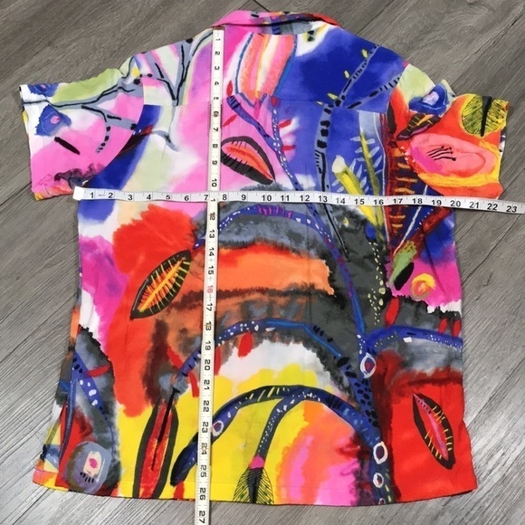 Jams World “Secret Crush” Retro Woman’s Blouse size M - Picture 10 of 10